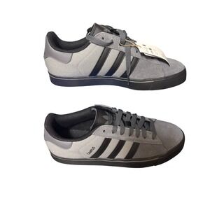 Adidas Campus VULC Men Casual Skate Shoes Gray Black Size 10.5